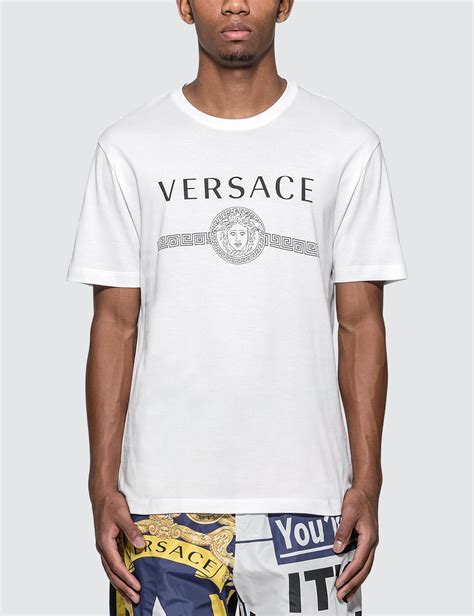 versace mens shirt white|1st copy versace shirt men.